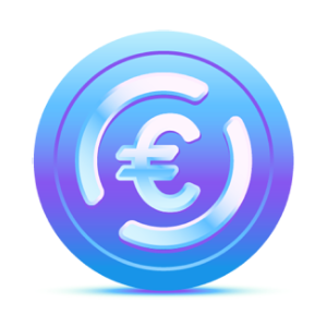 Euro Coin Logo