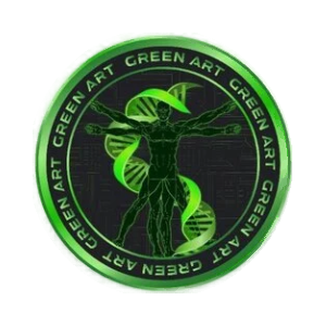 Green Art Coin Logo